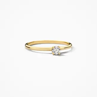 Blush Gold Jewels Lab diamonds ring LG1027Y - 14k Goud