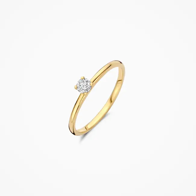 Lab diamonds ring LG1027Y - 14k Goud
