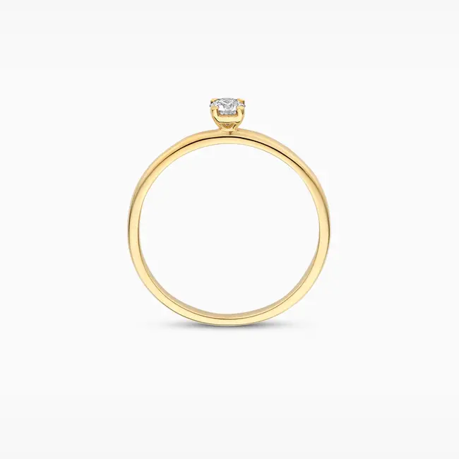 Lab diamonds ring LG1027Y - 14k Goud