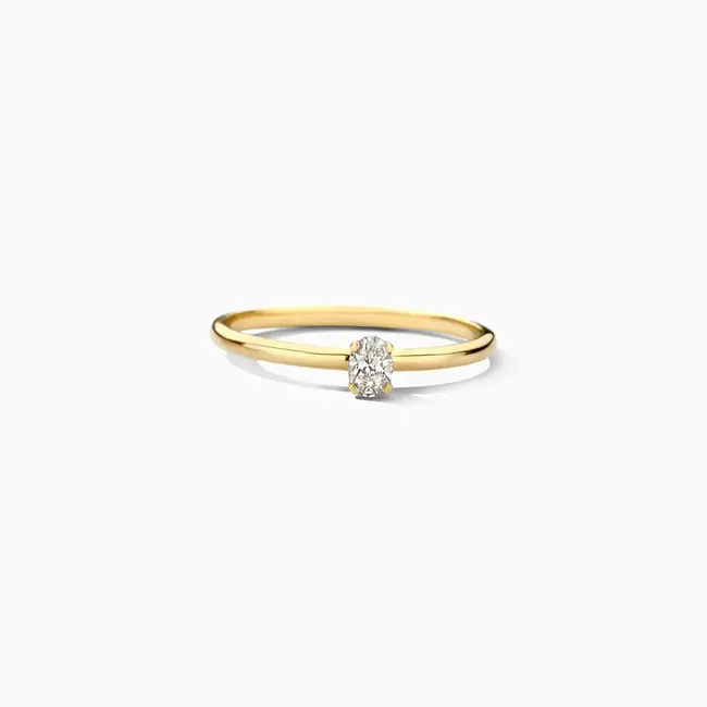 Lab diamonds ring LG1028Y - 14k Goud