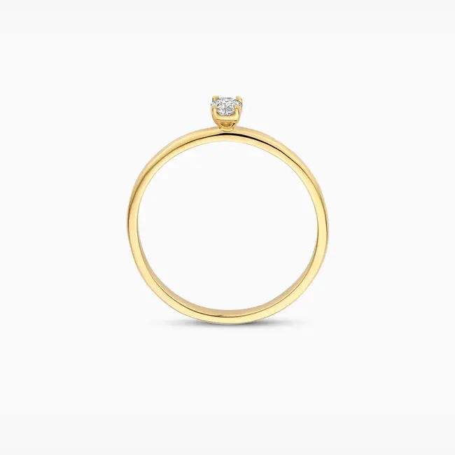 Lab diamonds ring LG1028Y - 14k Goud