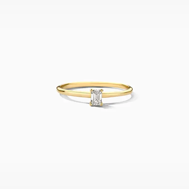 Lab diamonds ring LG1029Y - 14k Goud