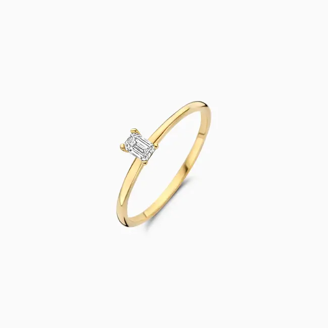Lab diamonds ring LG1029Y - 14k Goud