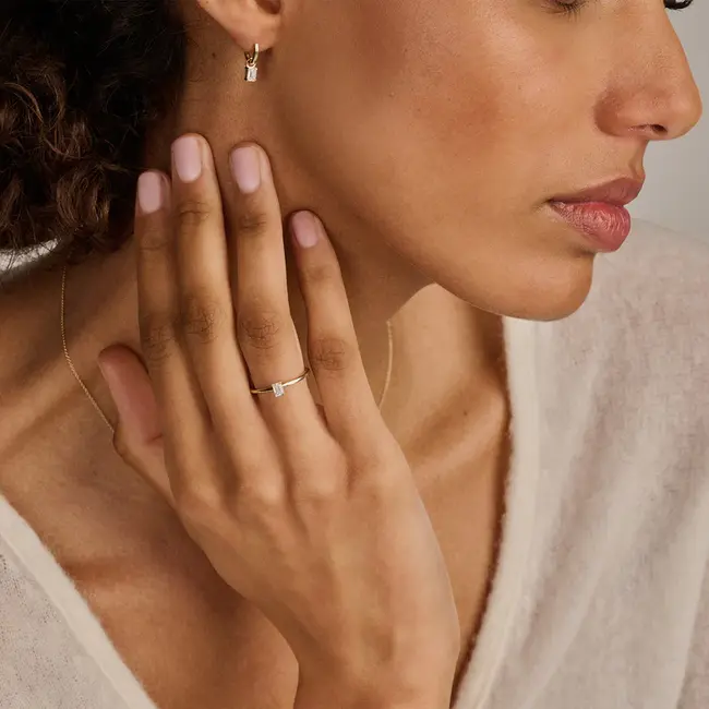 Lab diamonds ring LG1029Y - 14k Goud