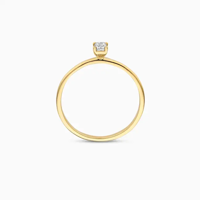 Lab diamonds ring LG1029Y - 14k Goud