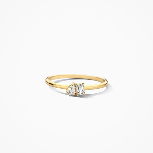 Lab diamonds ring LG1030Y - 14k Goud