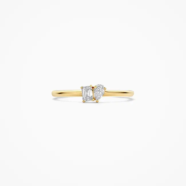 Lab diamonds ring LG1030Y - 14k Goud