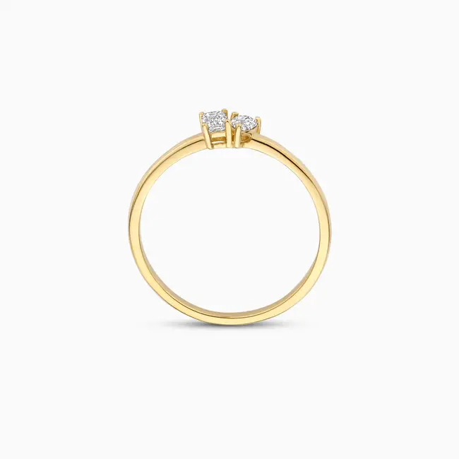 Lab diamonds ring LG1030Y - 14k Goud