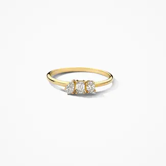 Blush Gold Jewels Lab diamonds ring LG1031Y - 14k Goud