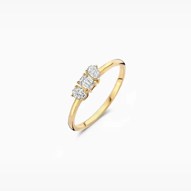 Lab diamonds ring LG1031Y - 14k Goud