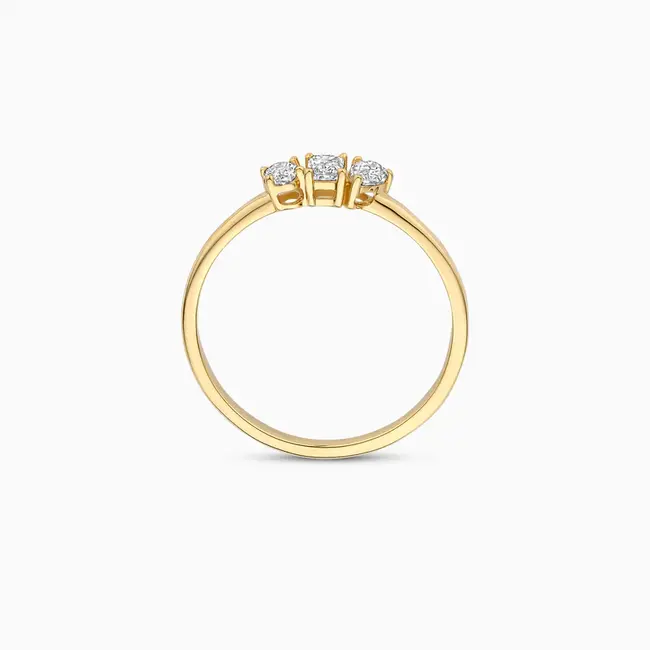 Lab diamonds ring LG1031Y - 14k Goud