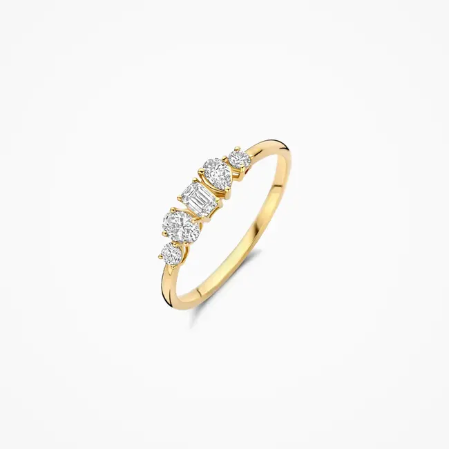 Lab diamonds ring LG1032Y - 14k Goud