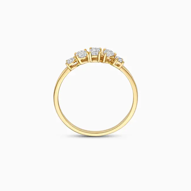 Lab diamonds ring LG1032Y - 14k Goud