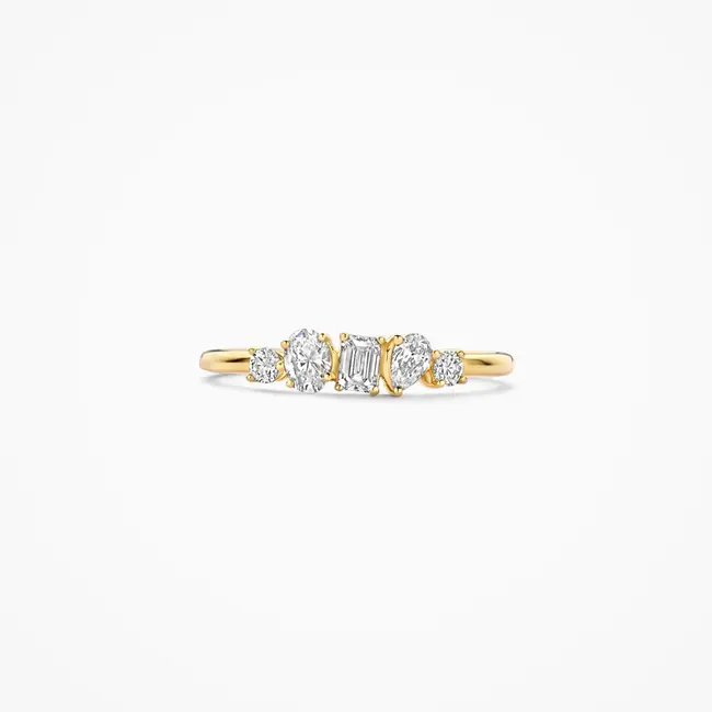 Lab diamonds ring LG1032Y - 14k Goud