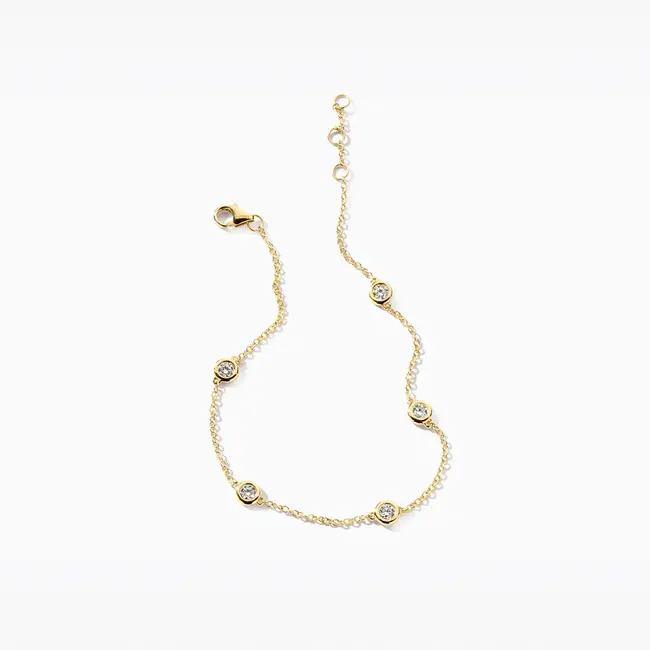 Lab Diamonds Armband LG2002Y - 14k Geelgoud