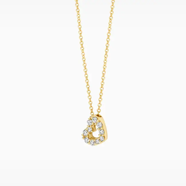 Lab diamonds collier LG3000Y - 14k Geelgoud