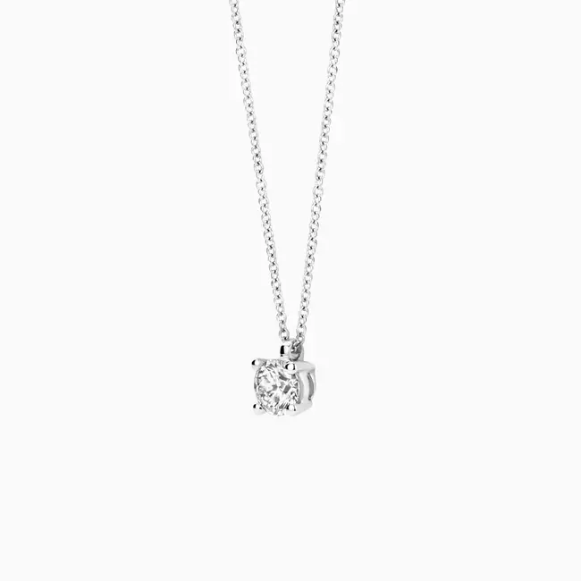 Lab diamonds collier LG3002W - 14k Witgoud