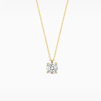 Blush Gold Jewels Lab diamonds collier LG3003Y - 14k Geelgoud