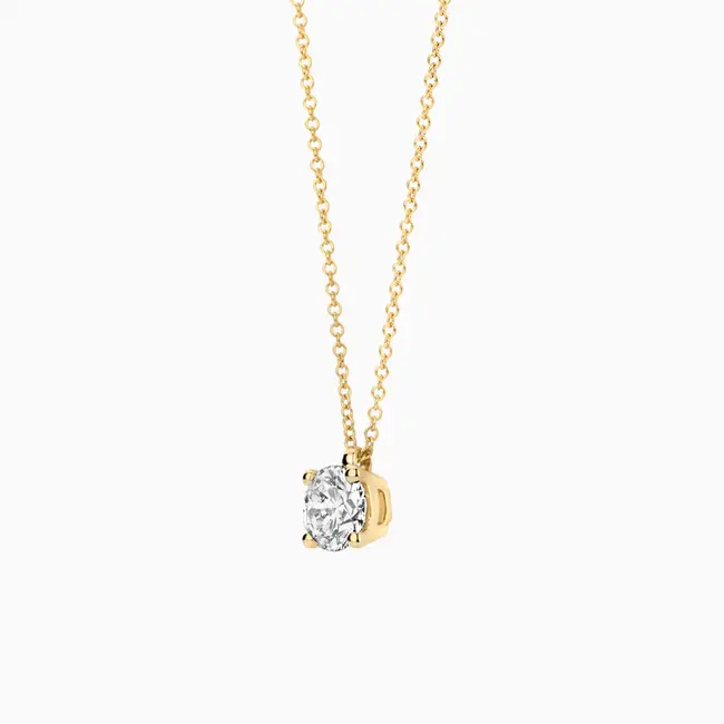 Lab diamonds collier LG3003Y - 14k Geelgoud