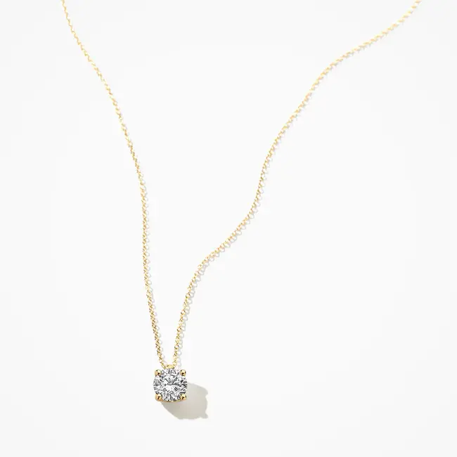 Lab diamonds Collier LG3004Y - 14k Geelgoud