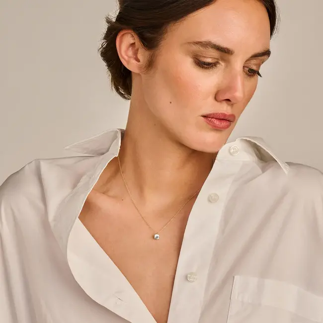 Lab diamonds Collier LG3004Y - 14k Geelgoud