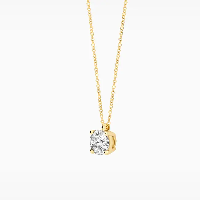 Lab diamonds Collier LG3004Y - 14k Geelgoud