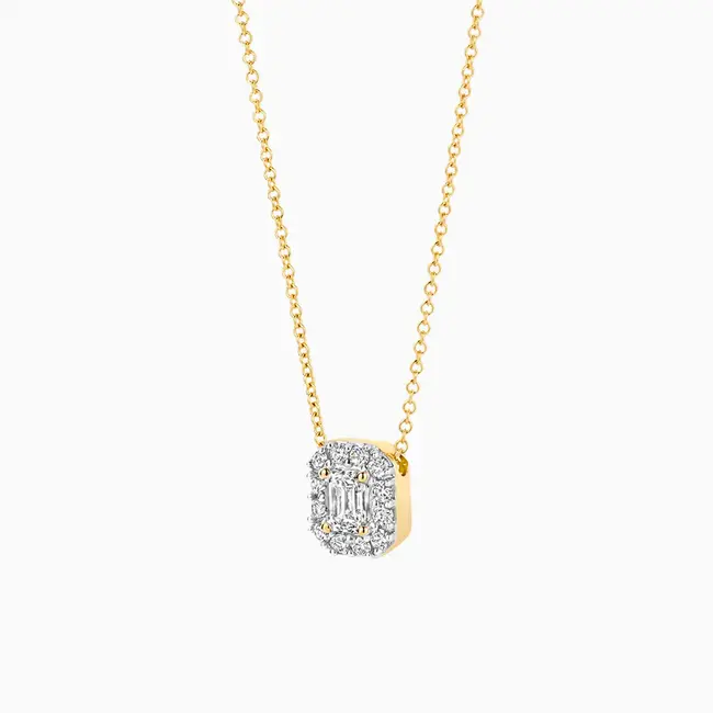 Lab Diamonds Collier LG3009Y - 14k Geelgoud