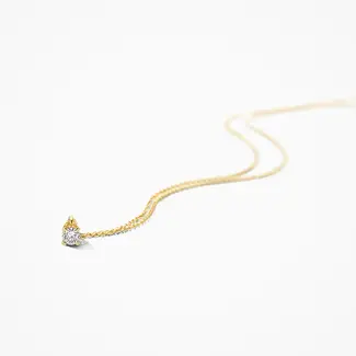 Blush Gold Jewels Lab diamonds collier LG3014Y - 14k Goud