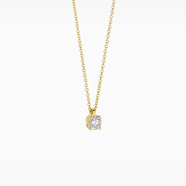 Lab diamonds collier LG3014Y - 14k Goud