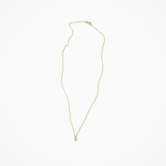 Lab diamonds collier LG3015Y - 14k Goud