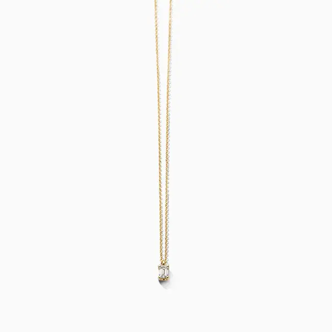 Lab diamonds collier LG3016Y - 14k Goud