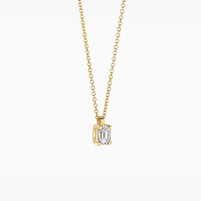 Lab diamonds collier LG3016Y - 14k Goud