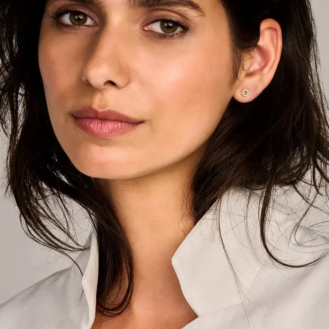 Lab Diamonds oorstekers LG7016Y - 14k Geelgoud