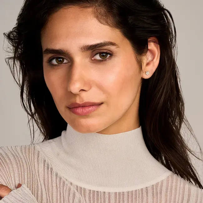 Lab Diamonds oorstekers LG7018Y - 14k Geelgoud