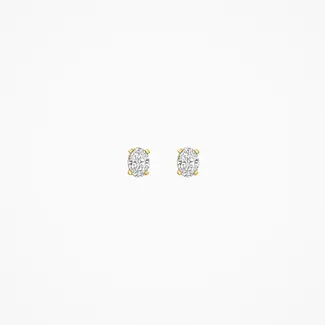 Blush Gold Jewels Lab diamonds oorstekers LG7026Y - 14k Goud