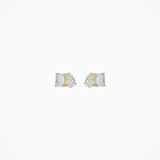Blush Gold Jewels Lab diamonds oorstekers LG7027Y - 14k Goud