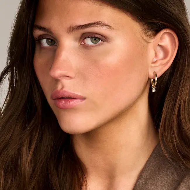 Lab Diamonds Oorbel bedels LG9000Y - 14k Geelgoud