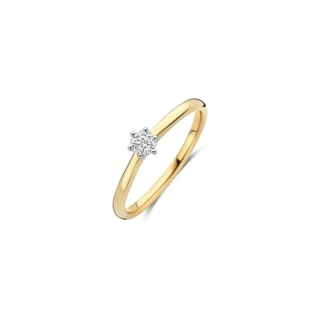 Blush Lab Diamonds Ring LG1036B – Geel- en witgoud (14k)