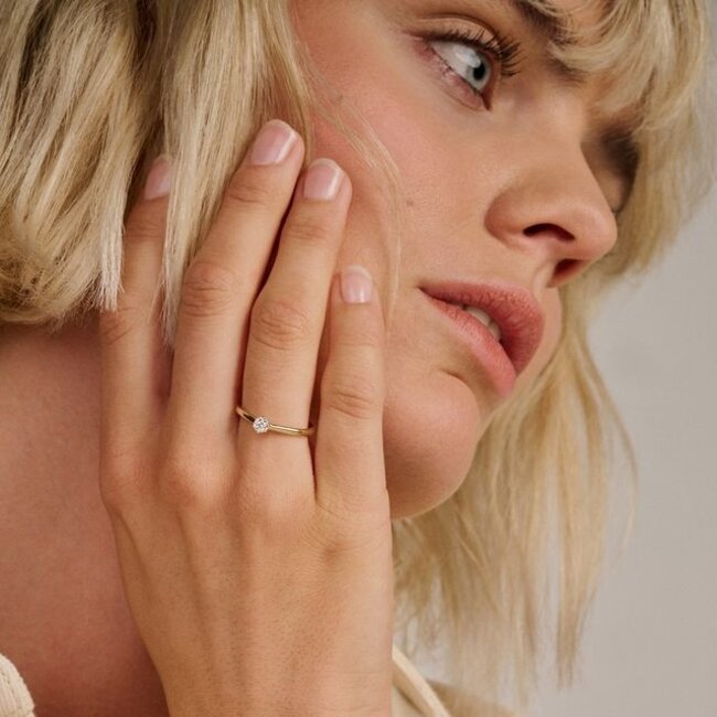 Blush Lab Diamonds Ring LG1037B – Geel- en witgoud (14k)