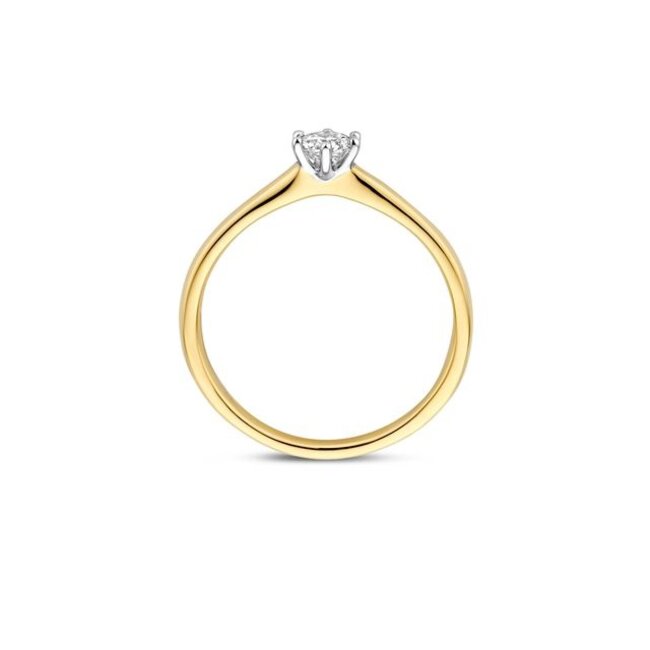 Blush Lab Diamonds Ring LG1037B – Geel- en witgoud (14k)