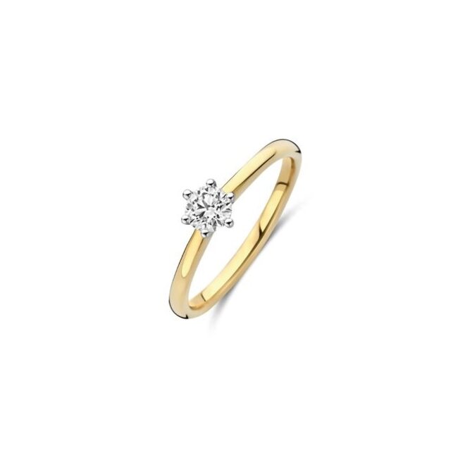 Blush Lab Diamonds Ring LG1038B – Geel- en witgoud (14k)