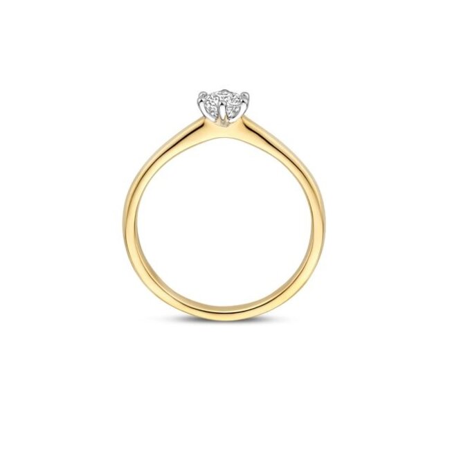 Blush Lab Diamonds Ring LG1038B – Geel- en witgoud (14k)