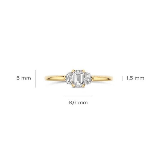 Blush Lab Diamonds Ring LG1040Y – Geelgoud (14k)