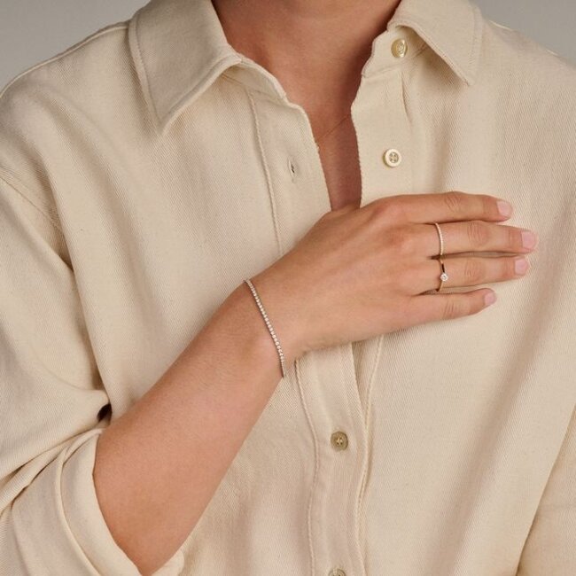 Blush Lab Diamonds Armband LG2005W – Witgoud (14k)