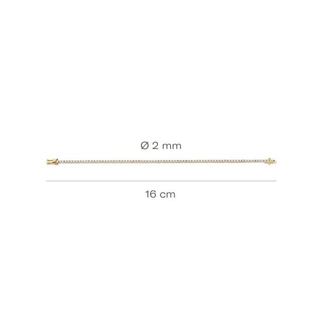 Blush Lab Diamonds Armband LG2005Y – Geelgoud (14k)