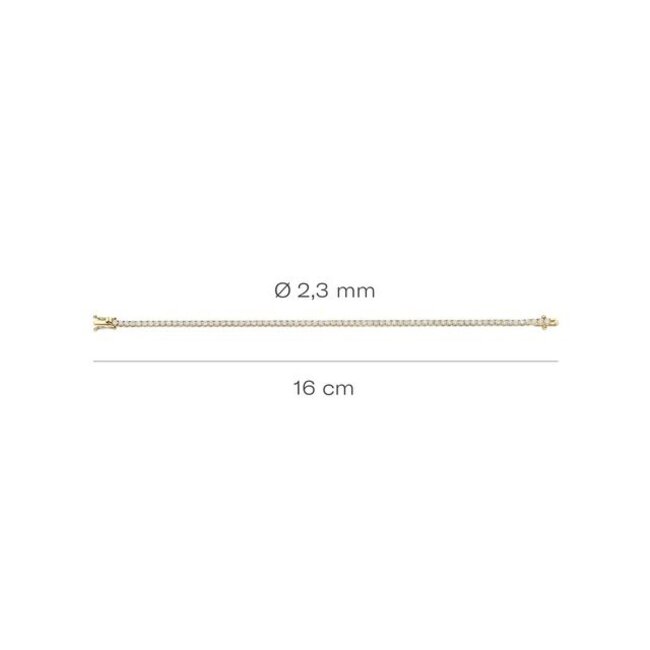 Blush Lab Diamonds Armband LG2006Y – Geelgoud (14k)