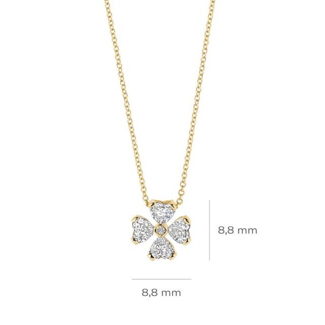 Blush Lab Diamonds Collier LG3017Y – Geelgoud (14k)