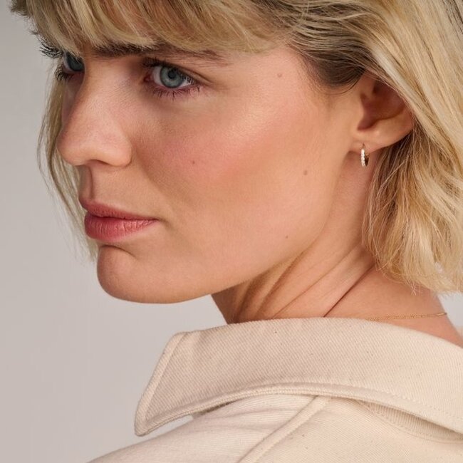 Blush Lab Diamonds Oorringen LG7029Y - Geelgoud (14k)