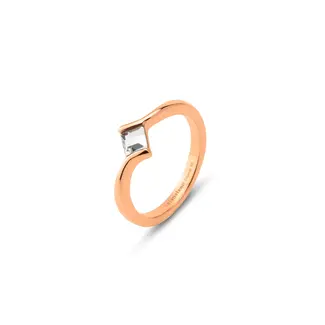 Melano Jewelry Friends Evy Ring - Crystal - Rosékleurig
