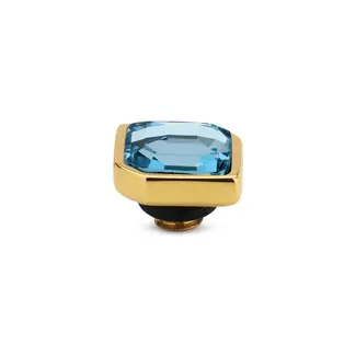 Melano Jewelry Twisted Pointy Aquamarine  Steentje